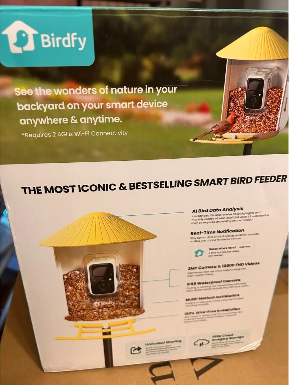 Birdfy Smart Bird Feeder with Camera - AI-Powered Bird Watching